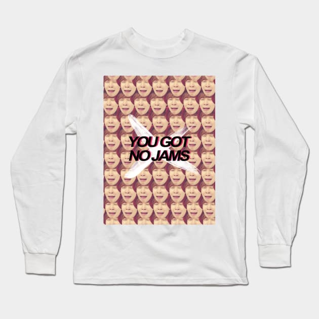 JIMIN "YOU GOT NO JAMS" Long Sleeve T-Shirt by oreokookie